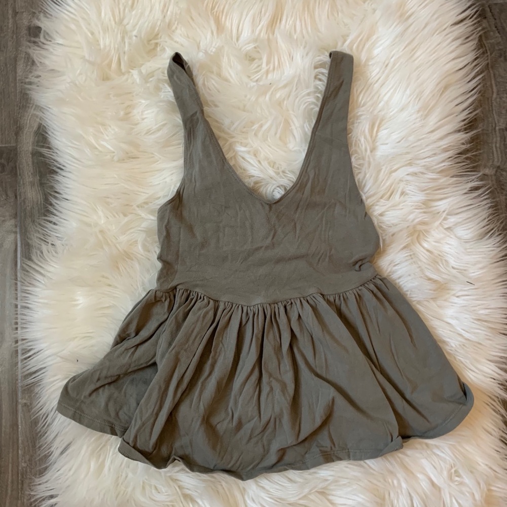 Peplum Tank top